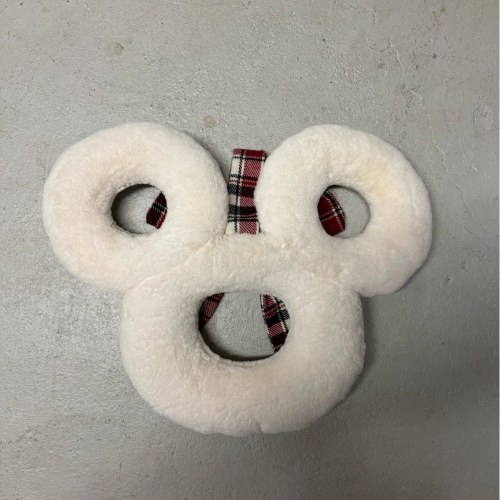 Disney Wreath - 2022 Homestead Holiday Mickey With Plaid Bow